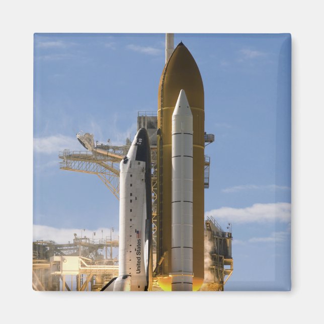 Space Shuttle Atlantis hebt 5 Magnet (Vorne)