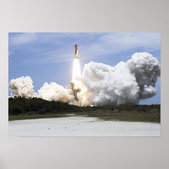 Space Shuttle Atlantis hebt 5 Poster (Vorne)
