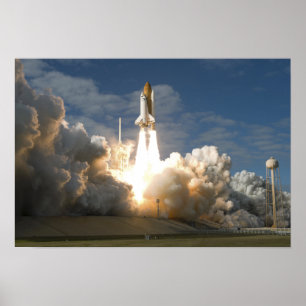 Space Shuttle Atlantis hebt 8 Poster