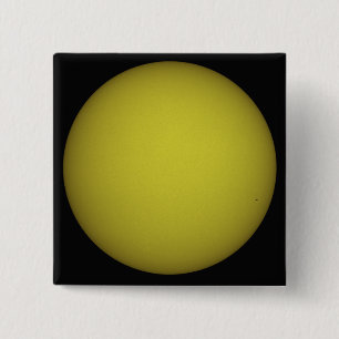 Space Shuttle Atlantis in der Silhouette Button