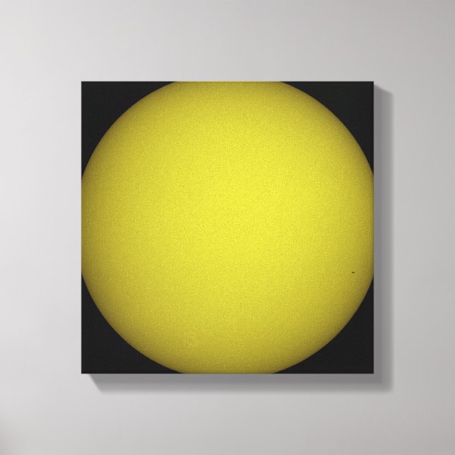 Space Shuttle Atlantis in der Silhouette Leinwanddruck (Vorderseite)