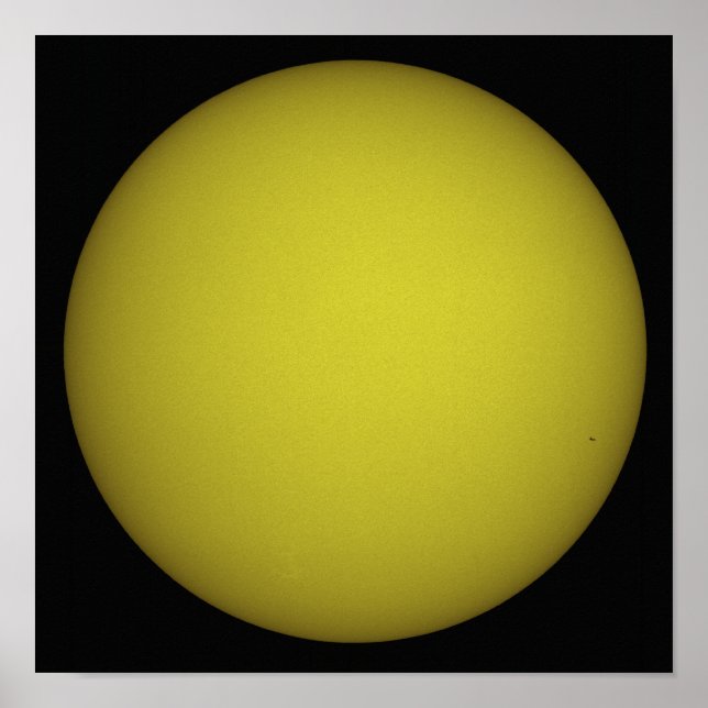 Space Shuttle Atlantis in der Silhouette Poster (Vorne)