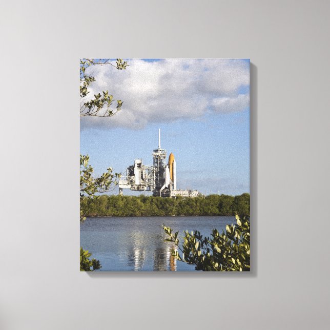 Space Shuttle Atlantis ist bereit Leinwanddruck (Vorderseite)