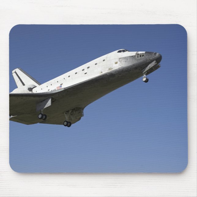 Space Shuttle Atlantis nähert sich Runway 33 2 Mousepad (Vorne)