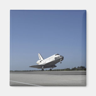 Space Shuttle Atlantis nähert sich Runway 33 Magnet