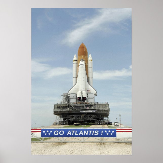 Space Shuttle Atlantis Poster (Vorne)
