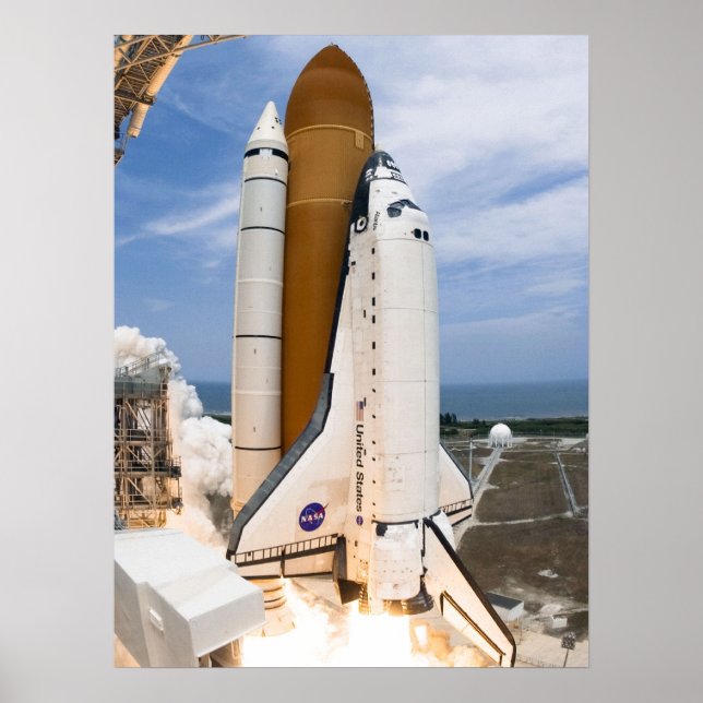 Space Shuttle Atlantis Poster (Vorne)