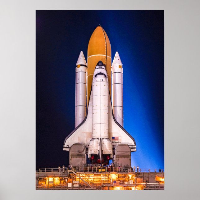 Space Shuttle Atlantis Poster (Vorne)