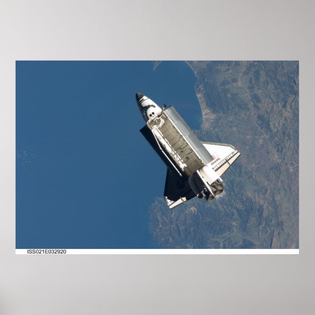 Space Shuttle Atlantis Poster (Vorne)