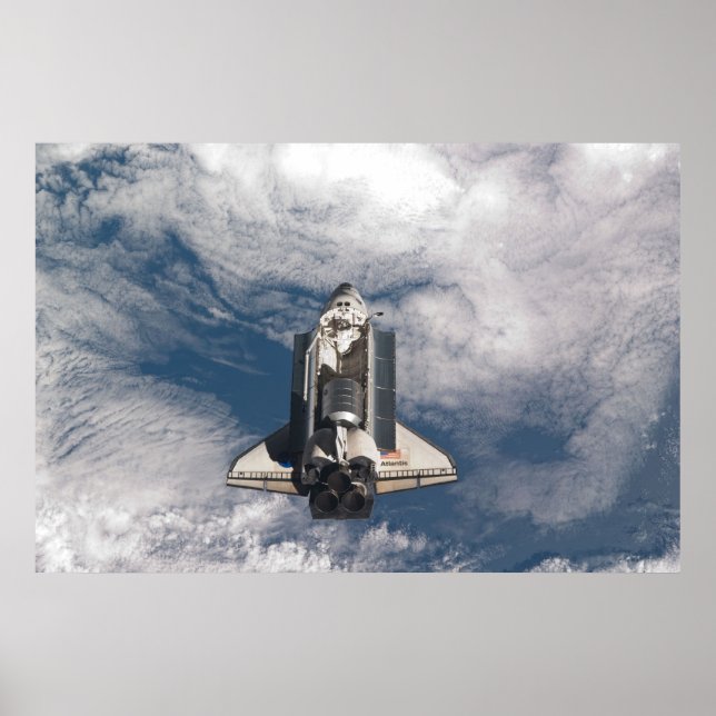 Space Shuttle Atlantis Poster (Vorne)