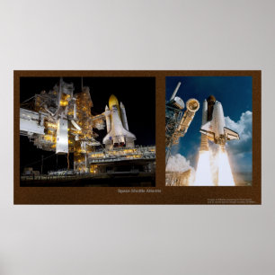 Space Shuttle Atlantis Poster