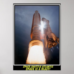 Space Shuttle Atlantis Space ist ein Poster