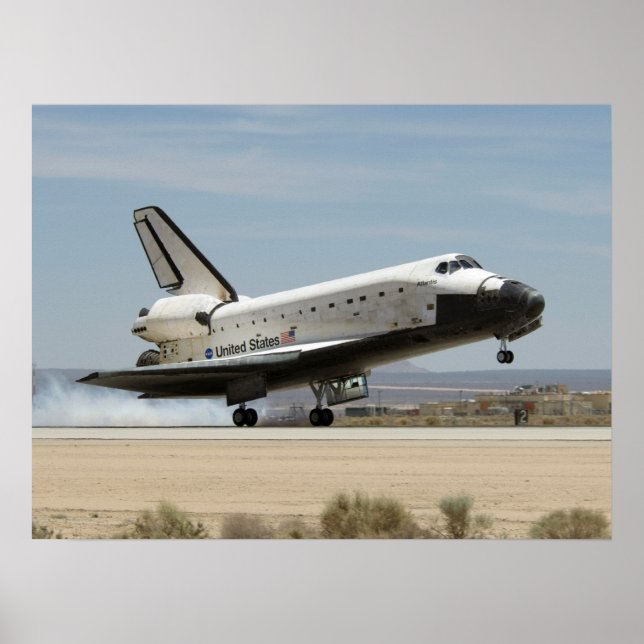 Space Shuttle Atlantis (STS-117) Poster (Vorne)