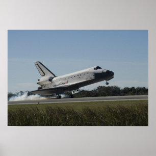 Space Shuttle Atlantis Touchs 2 Poster