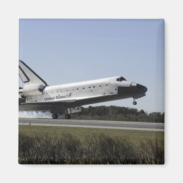 Space Shuttle Atlantis Touchs ab 5 Magnet (Vorne)