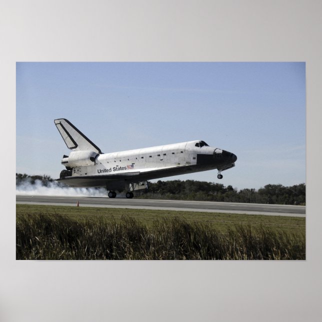 Space Shuttle Atlantis Touchs ab 5 Poster (Vorne)