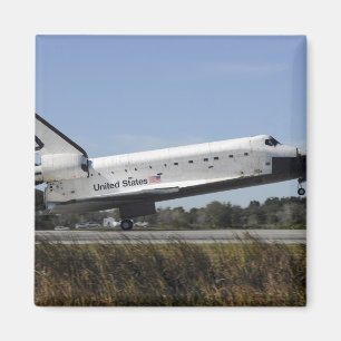 Space Shuttle Atlantis Touchs runter Magnet