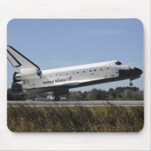 Space Shuttle Atlantis Touchs runter Mousepad