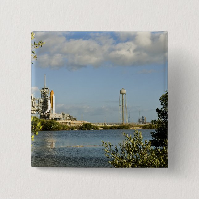 Space Shuttle Atlantis und Endeavour Button (Vorderseite)