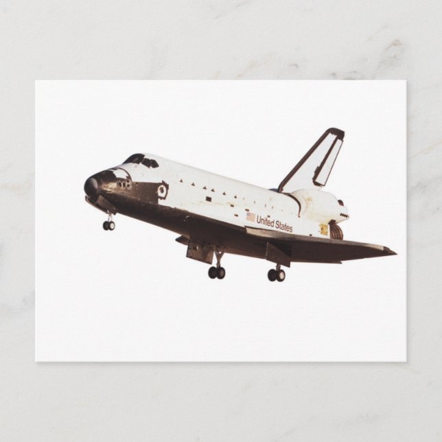 Space Shuttle Challenger Postkarte (Vorderseite)