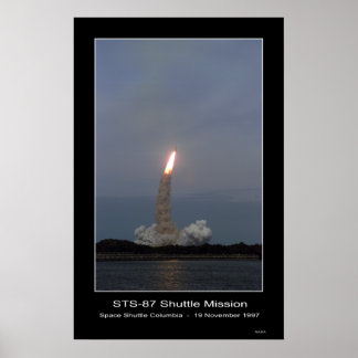 Space Shuttle Columbia Hub-off - ... Poster