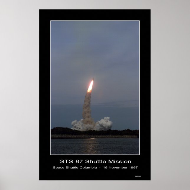 Space Shuttle Columbia Hub-off - ... Poster (Vorne)