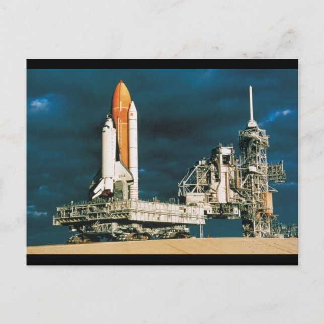 Space Shuttle Columbia Postkarte (Vorderseite)