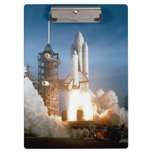 Space Shuttle Columbia startet Klemmbrett