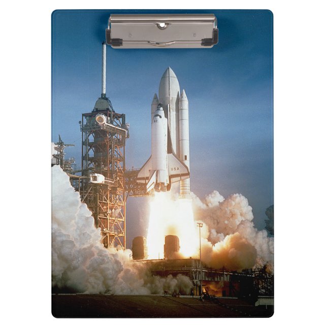 Space Shuttle Columbia startet Klemmbrett (Vorderseite)