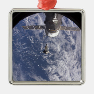 Space Shuttle Discovery 11 Silbernes Ornament