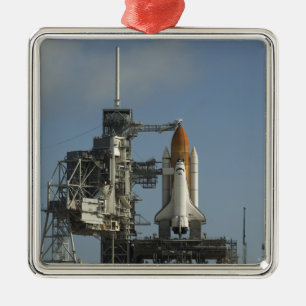 Space Shuttle Discovery 2 Ornament Aus Metall