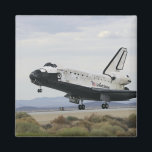 Space Shuttle Discovery - das wichtigste Fahrwerk Magnet<br><div class="desc">Space Shuttle Discovery's wichtigste Fahrwerk-Touchs für die Landung mit STS-128.</div>