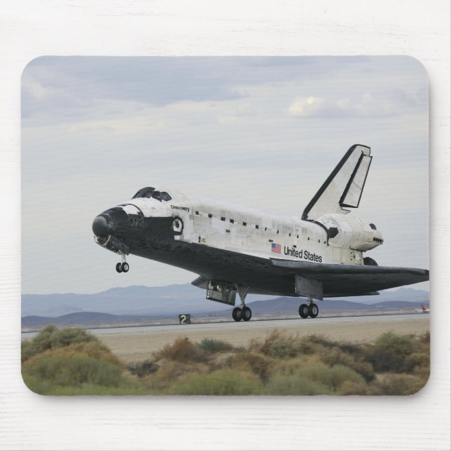 Space Shuttle Discovery - das wichtigste Fahrwerk Mousepad (Vorne)