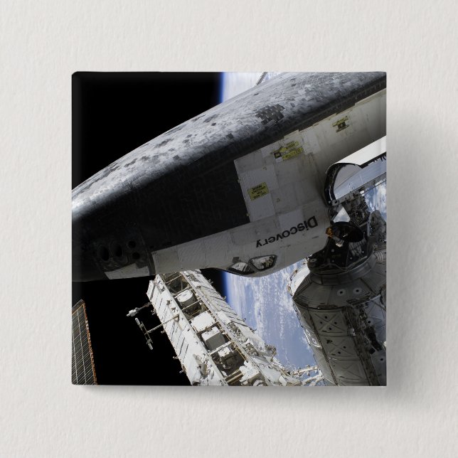 Space Shuttle Discovery dotiert Button (Vorderseite)
