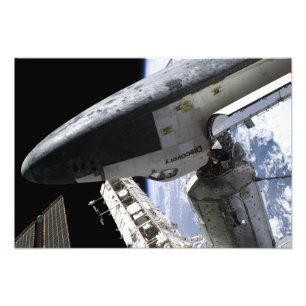 Space Shuttle Discovery dotiert Fotodruck