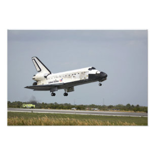 Space Shuttle Discovery geht Landung 3 an Fotodruck