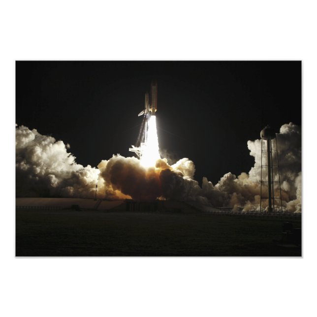 Space Shuttle Discovery hebt ab Fotodruck (Vorne)