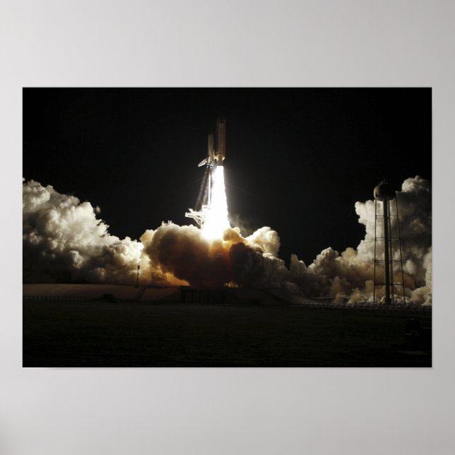 Space Shuttle Discovery hebt ab Poster (Vorne)