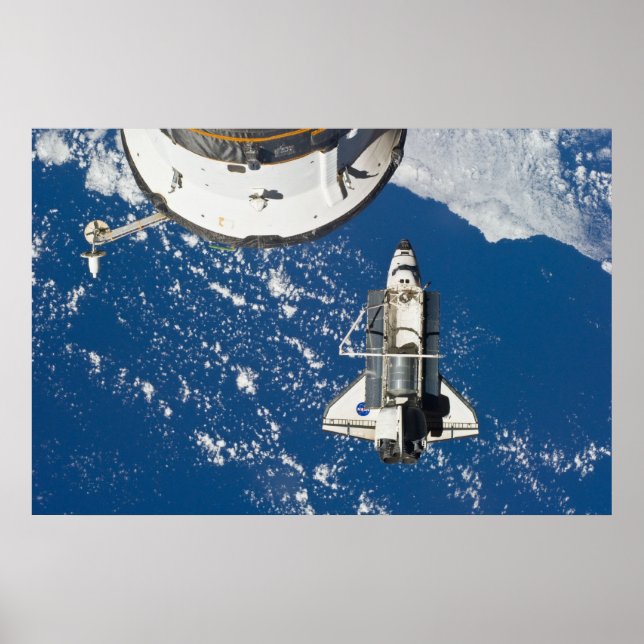 Space Shuttle Discovery & ISS Poster (Vorne)
