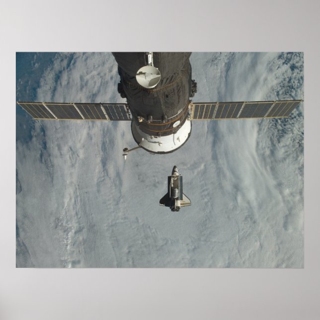 Space Shuttle Discovery & ISS (STS-120) Poster (Vorne)