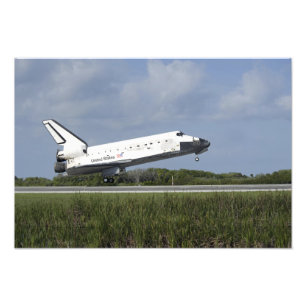 Space Shuttle Discovery landet auf der Runway 33 Fotodruck