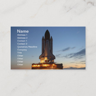 Space Shuttle Discovery Launch der NASA Visitenkarte