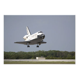 Space Shuttle Discovery nähert sich Landung 2 Fotodruck