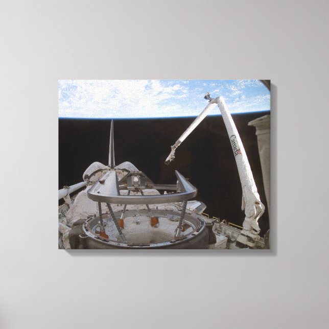 Space Shuttle Discovery: Nutzlastschacht 2 Leinwanddruck (Vorderseite)
