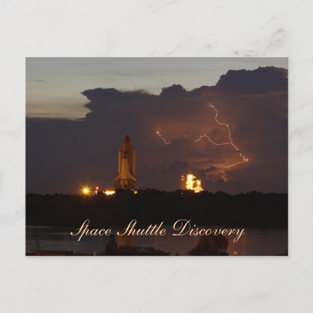 Space Shuttle Discovery Postcard Postkarte (Vorderseite)
