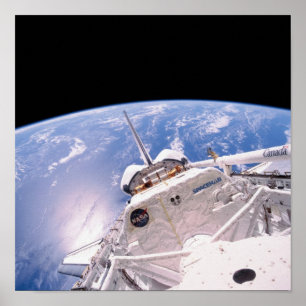 Space Shuttle Discovery (STS-95) Poster