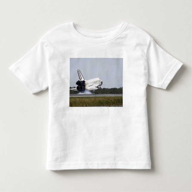 Space Shuttle Discovery Touchs runter 2 Kleinkind T-shirt (Vorderseite)