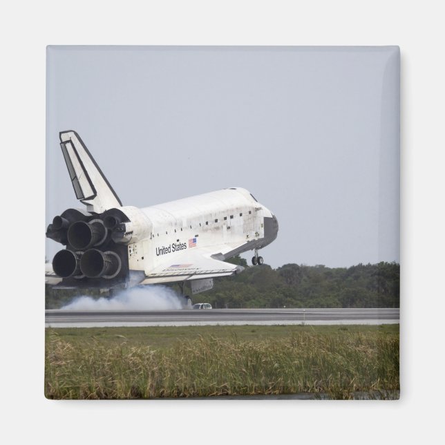 Space Shuttle Discovery Touchs runter 2 Magnet (Vorne)