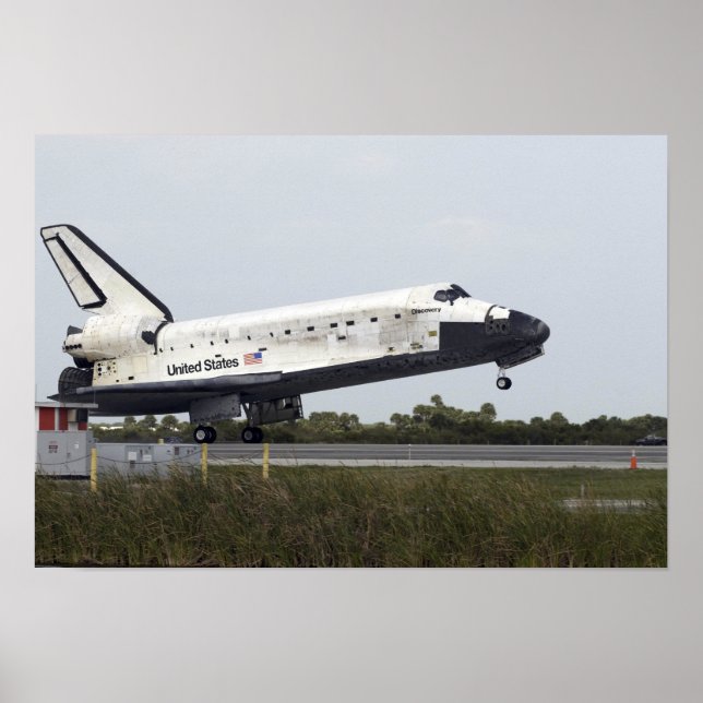 Space Shuttle Discovery Touchs runter 2 Poster (Vorne)