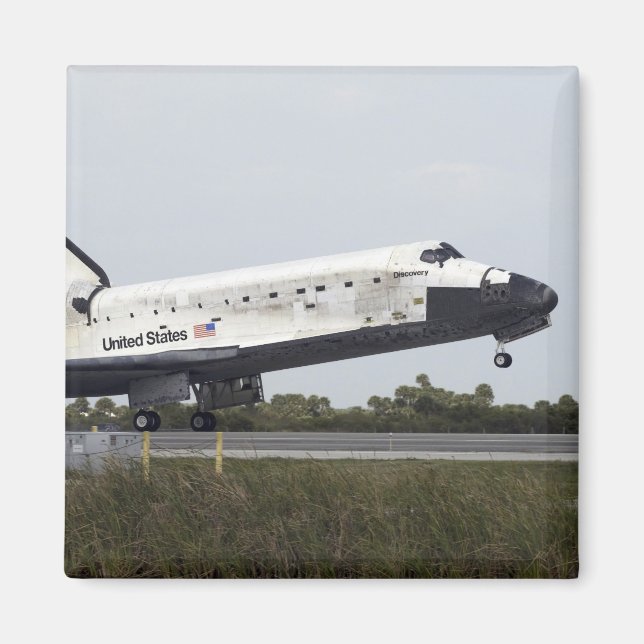 Space Shuttle Discovery Touchs runter Magnet (Vorne)